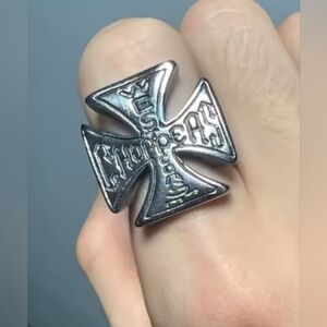 West Coast Choppers Silver Ring Choose Size 8 Through 13